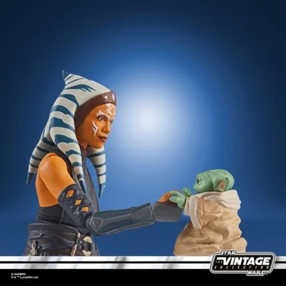 NEW!  Star Wars The Vintage Collection Deluxe Ahsoka Tano and Grogu - Picture 3 of 8